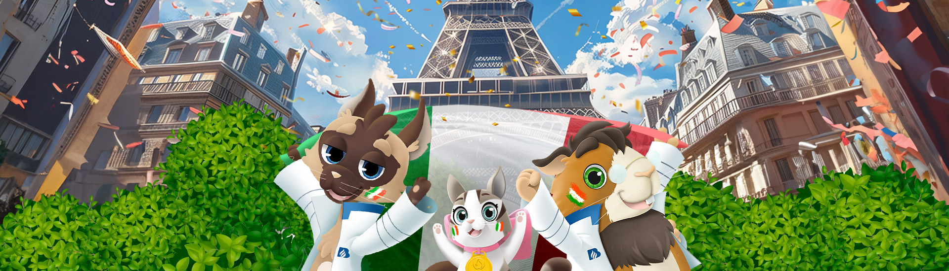 Bei and Nat for gas safety and more at the Paris 2024 Olympics